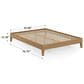 Forest Grove Full Platform Bed in Urban Oak, , large