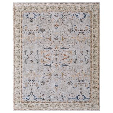 Feizy Pasha 39M4F 7"10" x 10"3" Ivory and Multicolor Area Rug, , large