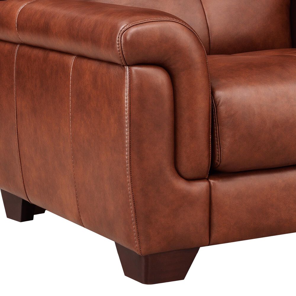 Hydeline Marylyn Stationary Chair and Ottoman Set in Berlin Brandy, , large