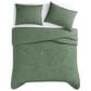 Pem America Crinkle Garment 3-Piece King Comforter Set in Green, , large