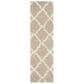 Safavieh Dallas Shag SGD257D-26 2"3" x 6" Beige/Ivory Runner, , large
