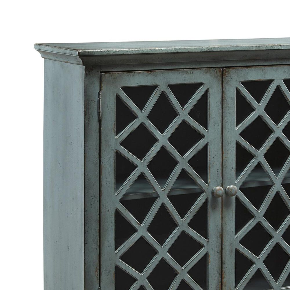 Ashley Mirimyn Door Accent Cabinet In Antique Teal, , large