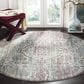 Safavieh Aria 6"6" Round Red and Creme Area Rug, , large