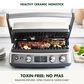 Green Pan Elite 14" Contact Grill and Griddle in Cloud Cream, , large