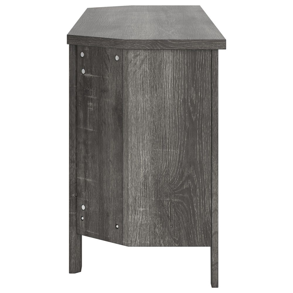 Ashley Arlenbry 58&quot; Corner TV Stand in Gray and Weathered oak, , large