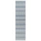 Surya Eagean EAG-2337 Navy, Light Blue, Blue and White 2"7" x 10" Indoor/Outdoor Runner, , large