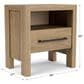 Shannon Hills Davie 1-Drawer Nightstand in Pale Oak, , large