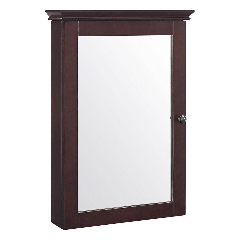 Crosley Furniture Lydia Mirrored Wall in Espresso