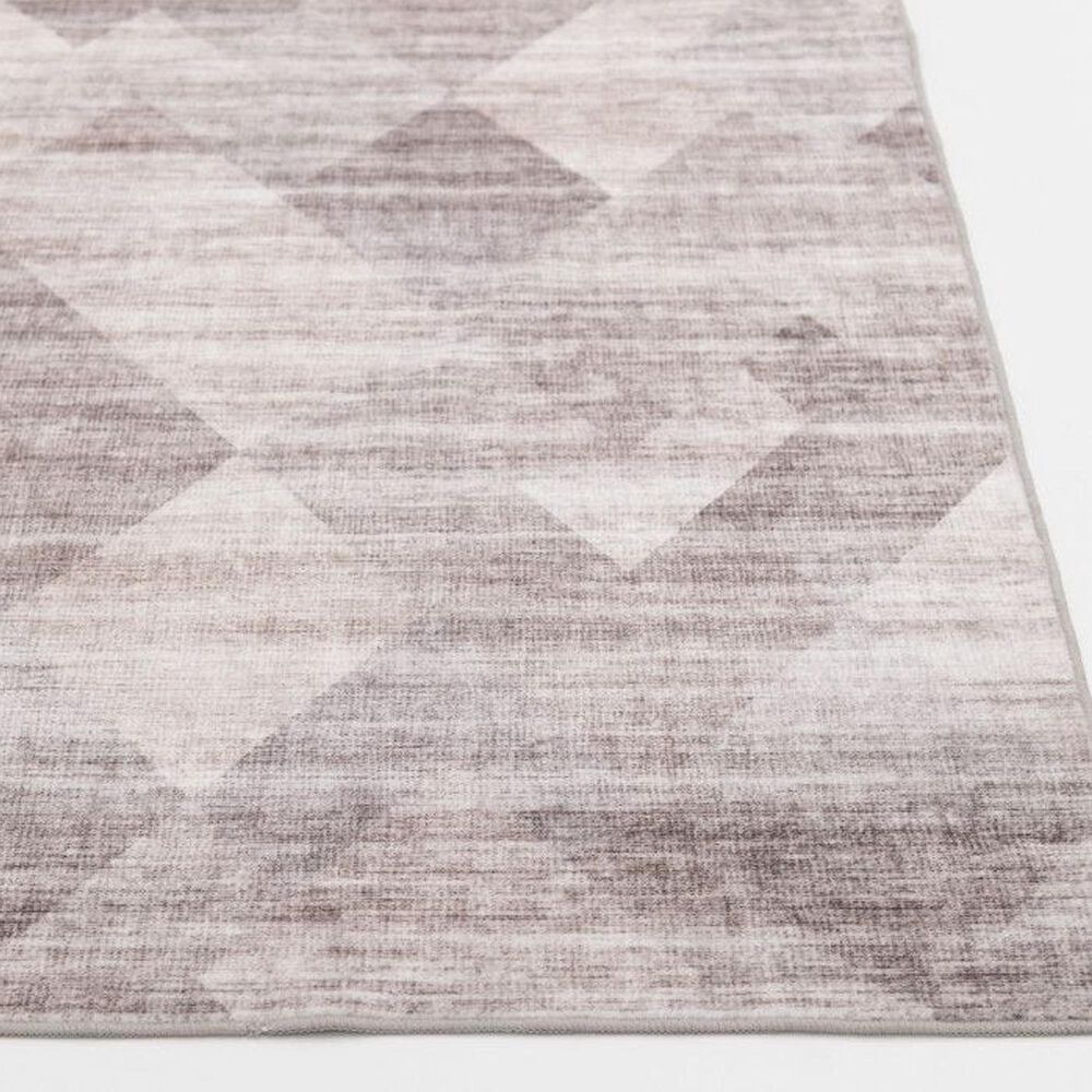 Central Oriental Rugease Velveteen Nella 7&#39;6&quot; x 9&#39;6&quot; Gray and Ivory Area Rug, , large