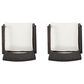 Hearth and Haven Rhode Island Rattan Dining Chair with White Cushion in Brown (Set of 2), , large