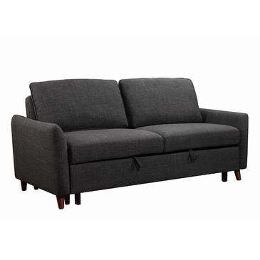 Amalfi Home Furniture Holden Layflat Sofa with Pull Out Sleeper in Charcoal, , large