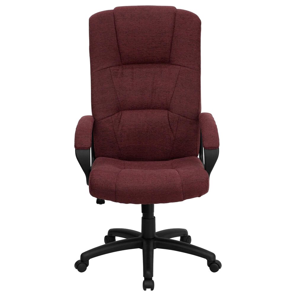 Flash Furniture Executive Swivel Chair in Burgundy, , large
