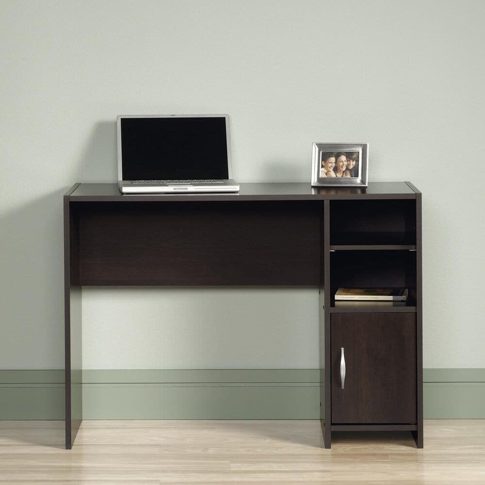 Sauder Beginnings Desk in Cinnamon Cherry, , large