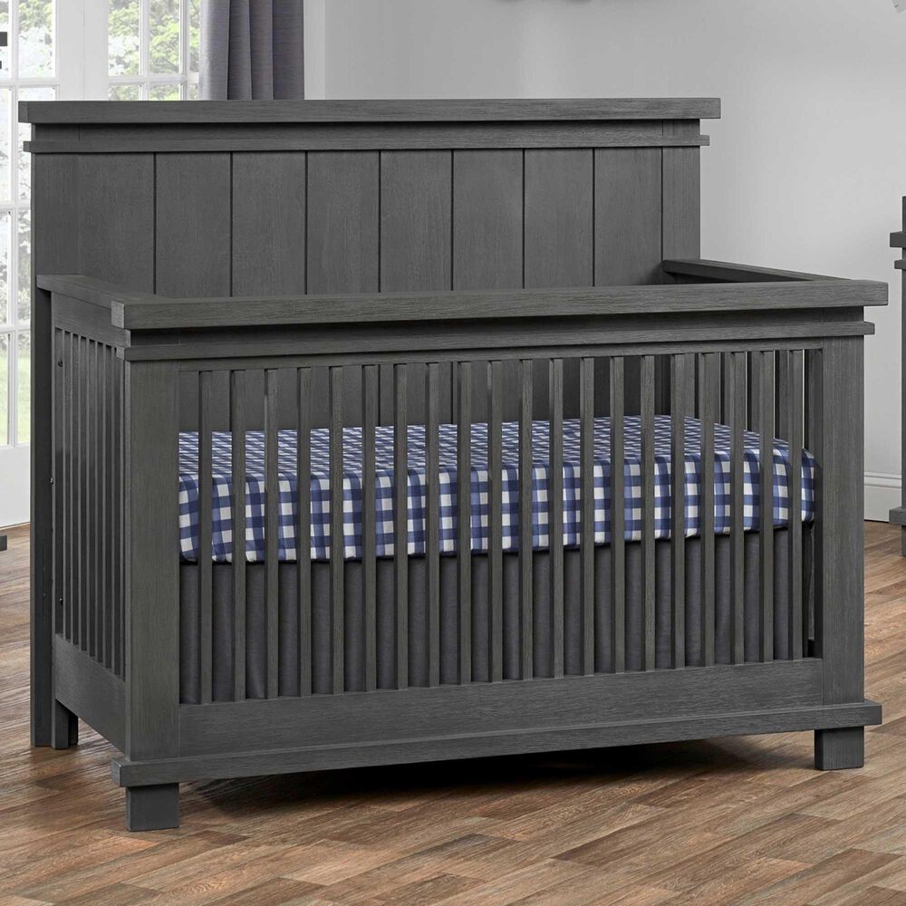 Oxford Baby Hampton 4In1 Convertible Crib in Canyon Gray Shop NFM