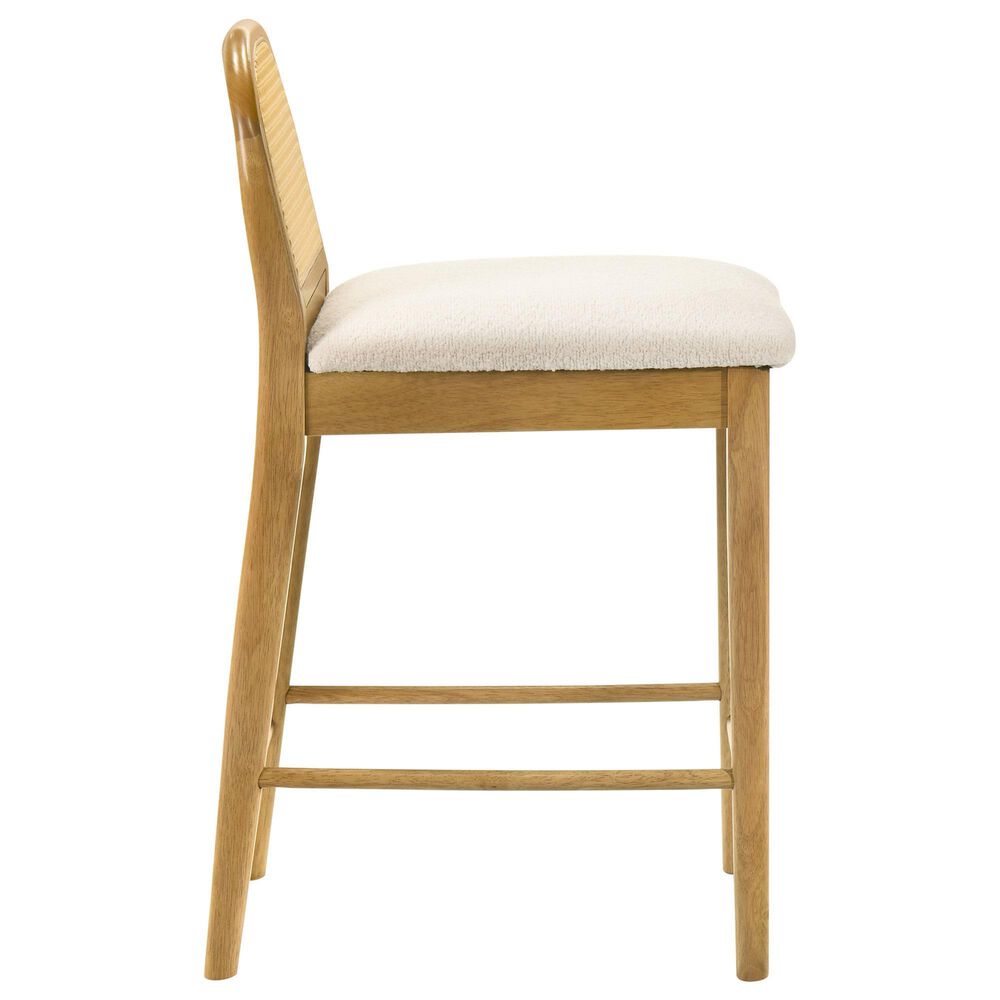 Armen Living Lucio Counter Height Stool in Amber Glow, , large