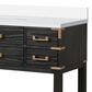 Lexora Home Norwalk 48" Single Bathroom Vanity in Black Oak with White Quartz Top and Rectangular Sink, , large