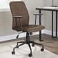 Lumisource Fredrick Office Chair with Espresso Cushion in Black, , large
