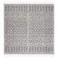 Safavieh Natura NAT852Z 6" Square Ivory and Black Area Rug, , large