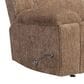 Simeon Collection Bronco Manual Rocker Recliner in Plush Tobacco, , large