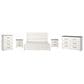Ashley Gerridan 5-Piece Queen Bedroom Set in White and Gray, , large