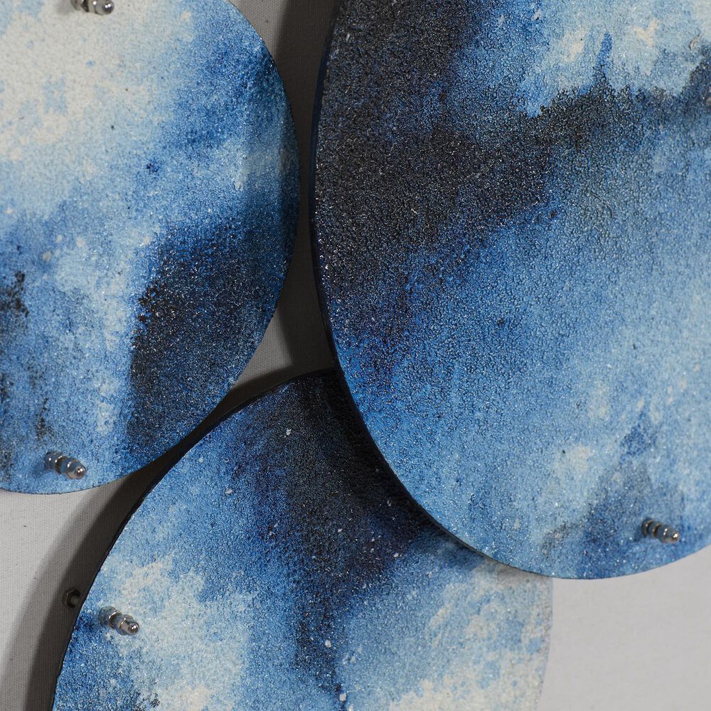 Maple and Jade 40&quot; x 30&quot; Wall Decor in Turquoise and White, , large