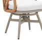 Zuo Modern Safal Swivel Outdoor Dining Chair in Gray, , large