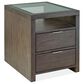 Nicolette Home Merrick Rectangular End Table in Homestead Brown and Clear, , large