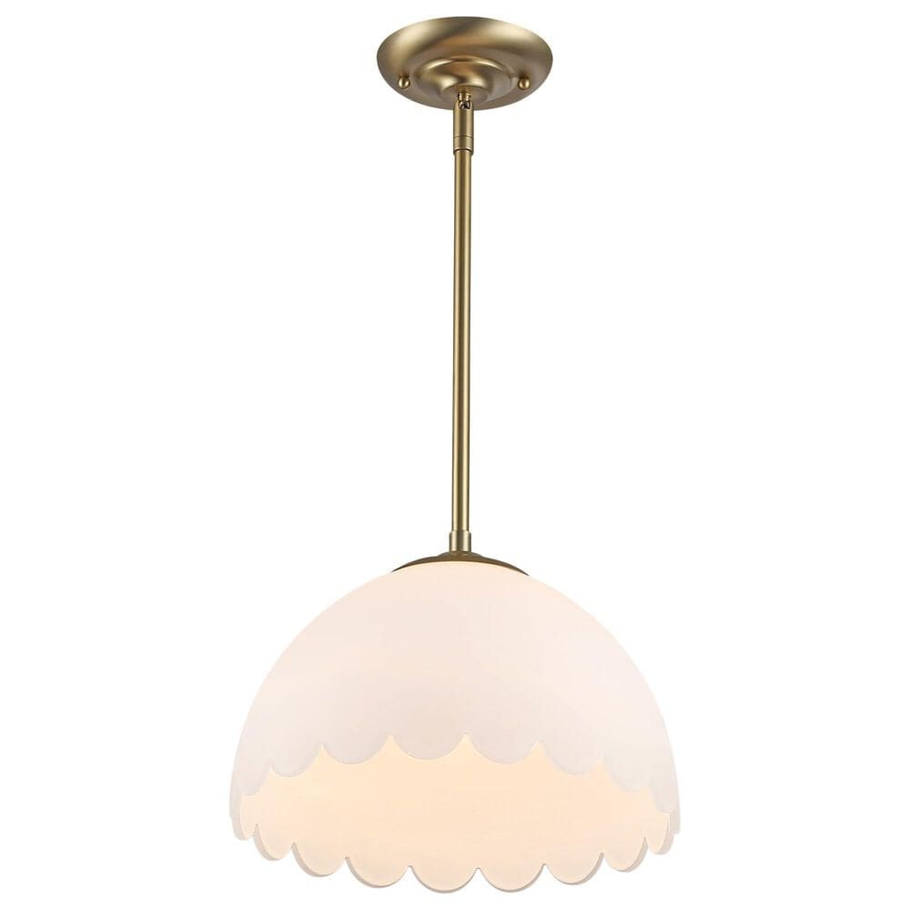 Golden Lighting Dorinda 1-Light Pendant in Brushed Champagne Bronze, , large