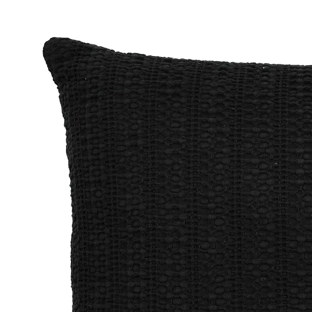 Triangle Home Fashions Haniya Geo 20&quot; x 20&quot; Throw Pillow in Black, , large