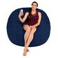 Jaxx 5" Large Bean Bag with Removable Cover in Navy, , large