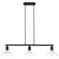 Golden Lighting Carver Linear Pendant in Matte Black, , large