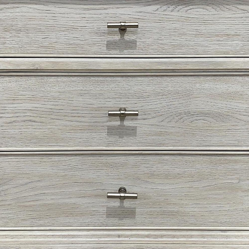 Riverside Furniture Carmella 3-Drawer Nightstand in Pebble Oak, , large