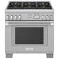 Thermador 36" Pro Grand Dual Fuel Range with 6 Burners in Stainless Steel, , large