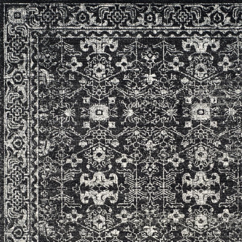 Safavieh Evoke EVK270K 2&#39;2&quot; x 11&#39; Charcoal and Ivory Runner, , large
