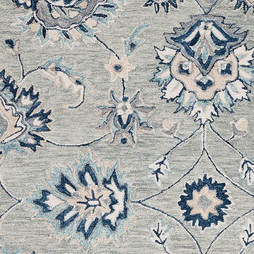 Safavieh Micro-Loop MLP387F 4&#39; x 6&#39; Gray and Blue Area Rug, , large