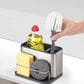 Joseph Joseph Surface Large Sink Tidy in Stainless Steel and Grey, , large
