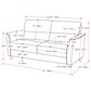 CorLiving Georgia Stationary Sofa in Dark Grey, , large