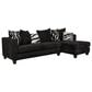 Carolina Furniture 2-Piece Sectional in Wowza Black, , large