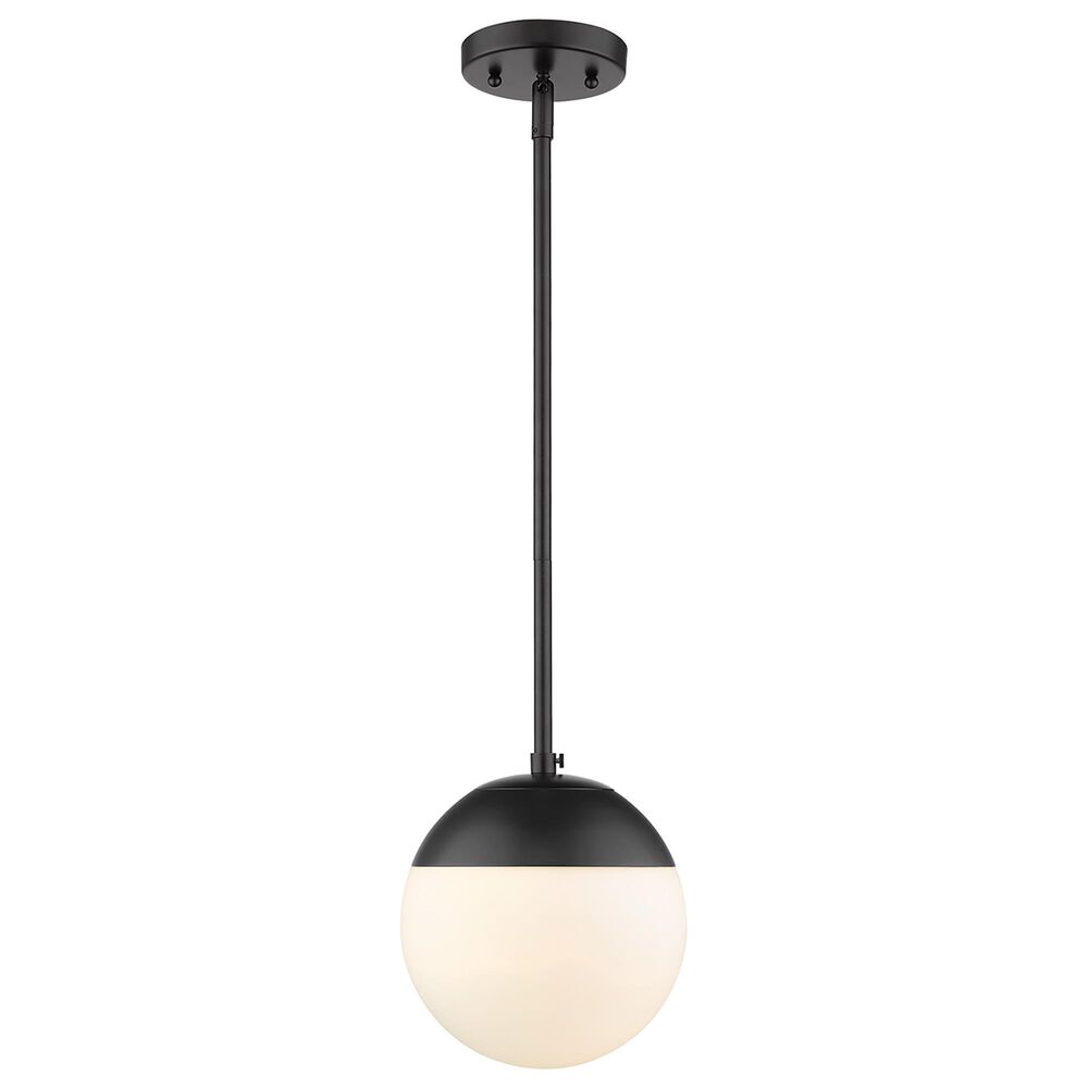 Golden Lighting Dixon Small Pendant in Matte Black, , large