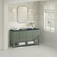 James Martin Vanities Breckenridge 60" Single Bathroom Vanity in Smokey Celadon with 3 cm Charcoal Soapstone Quartz Top and Rectangular Sink, , large