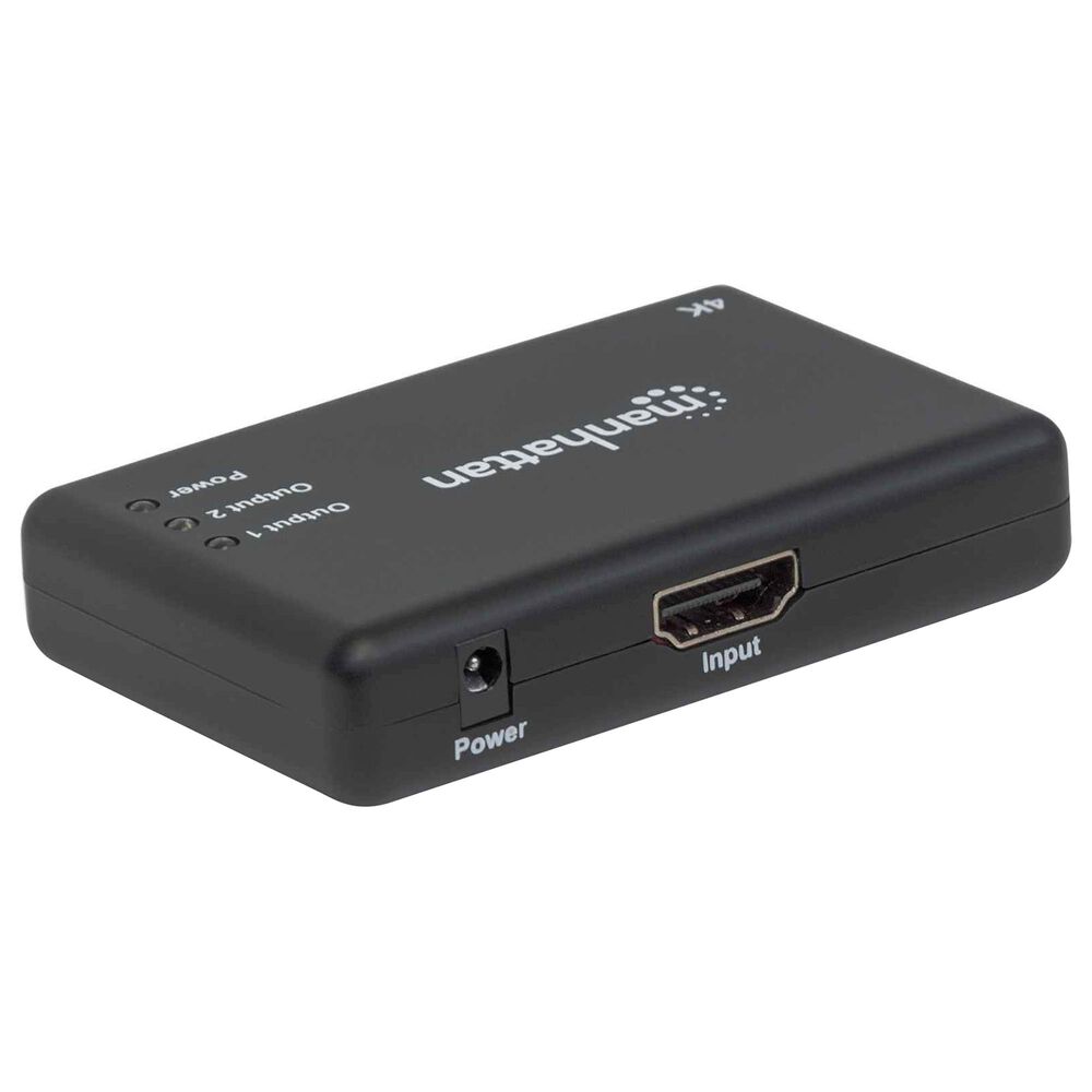 Manhattan 4K 2-Port HDMI Splitter with 4K 30Hz in Black, , large
