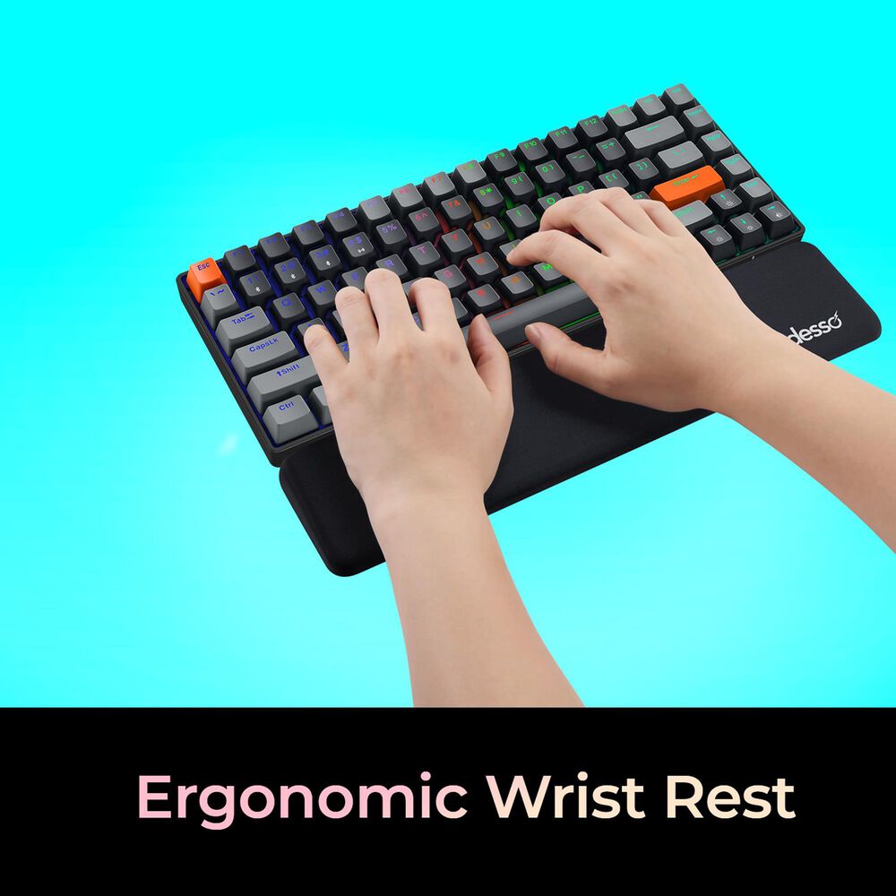 Adesso Truform P310 Mini Size Keyboard Wrist Rest in Black, , large