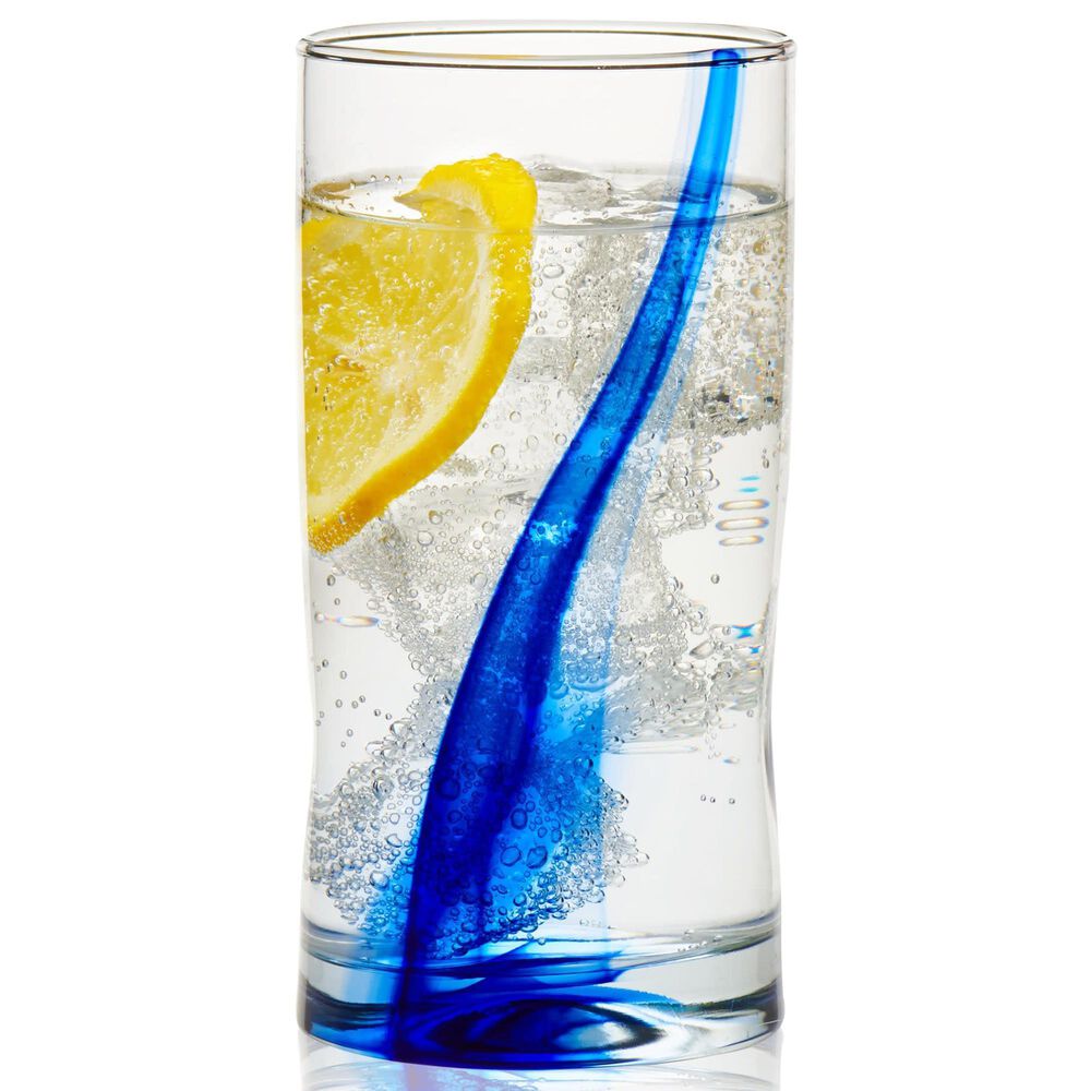 Libbey Glass Blue Ribbon 17-Oz Cooler Glassware Set in Clear (Set of 4), , large