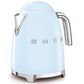 Smeg 7-Cup Stainless Steel Retro Style Electric Kettle in Pastel Blue, , large