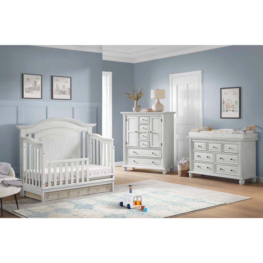 Oxford Baby London Lane Guard Rail in Vintage White, , large