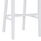 Linon Home Decor Teresa Bar Stool in White, , large
