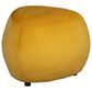 Flair Industries River Rock Hassock Ottoman in Harvest Gold Yellow, , large