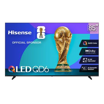 Hisense 85" Class QD6 Series QLED 4K in Black - Smart Fire TV, , large