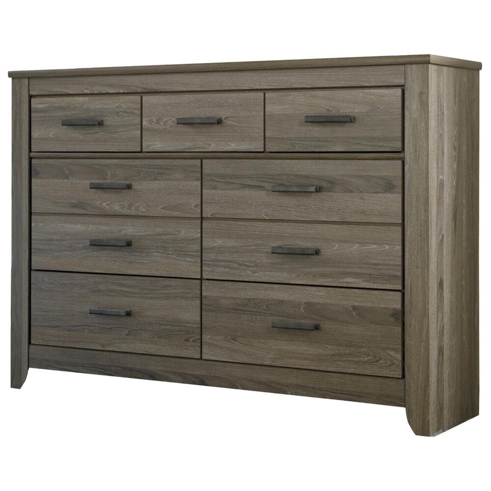 Ashley Zelen 7 Drawer Dresser in Warm Gray, , large