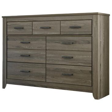 Ashley Zelen 7 Drawer Dresser in Warm Gray, , large